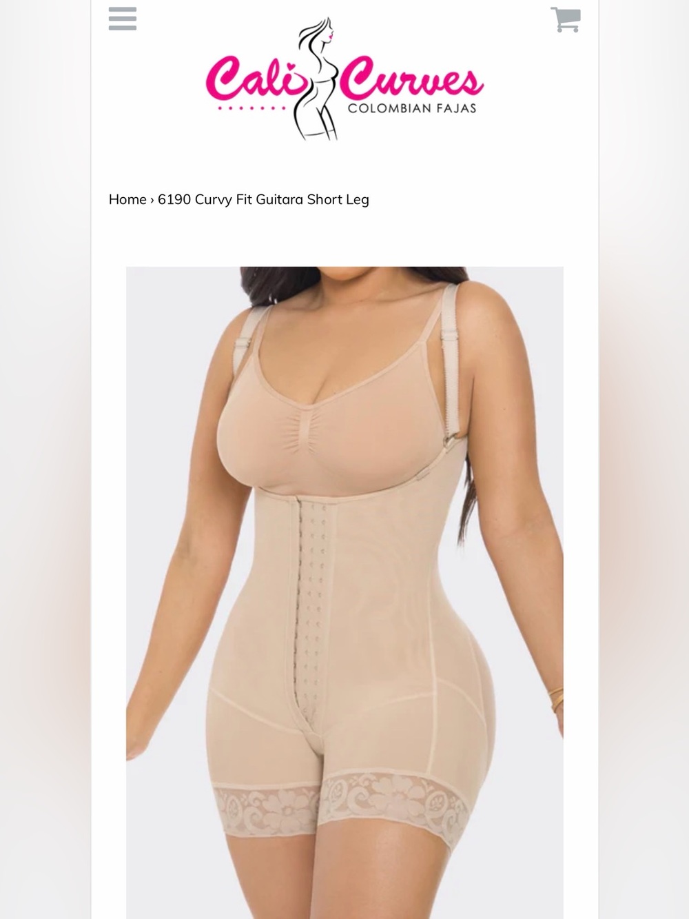 Cali Curves 6190 Curvy Fit Guitara Short Leg